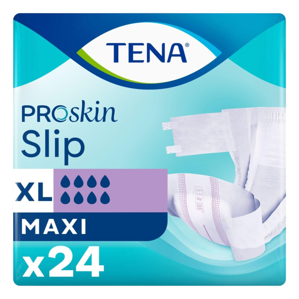 Tena - Proskin Maxi (Size Xl) Incontinence Slip - 24 Pieces