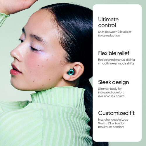 Loop Loop Switch 2 Adjustable Ear Plugs – 3 Noise Relief Modes for Ultimate Control | 1