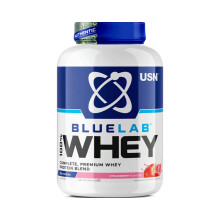 USN BlueLab 100% Whey Protein Powder 2kg (58 Servings) - Whey Isolate, Hydrolysa