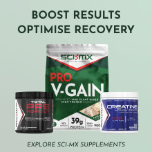 SCI-MX Pro-V Gain - 100% Vegan Protein Powder - Soy, Pea + Rice - Vanilla Flavou