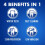 Arm & Hammer Advance White Toothpaste, Whiter Smile, 4 x 75ml Multipack 5