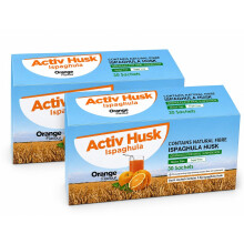 Activ Husk Ispaghula Husk Orange Drink Sachets | Contains Natural Fibre | Pack o