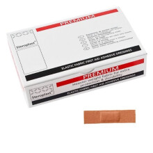 Steroplast Premium Fabric Plasters, 6 x 2 cm, Pack of 100