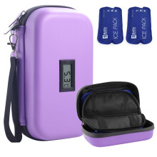 HIMDUZE Insulin Cooler Travel Case TSA Approved Refrigerated Medicine Cooler for