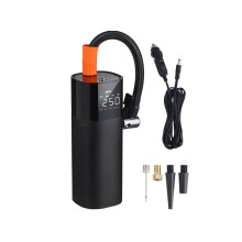 Chronus Portable Car Air Compressor 12V DC Inflator Pump Pressure Gauge LED Light