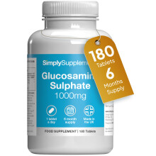 Glucosamine Sulphate 2KCL 1000mg | One-A-Day Potent Formula | Supports Active Li