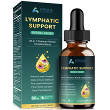 Lymphatic Drainage Drops, 25-in-1 Botanical Complex with Dandelion, Burdock Root