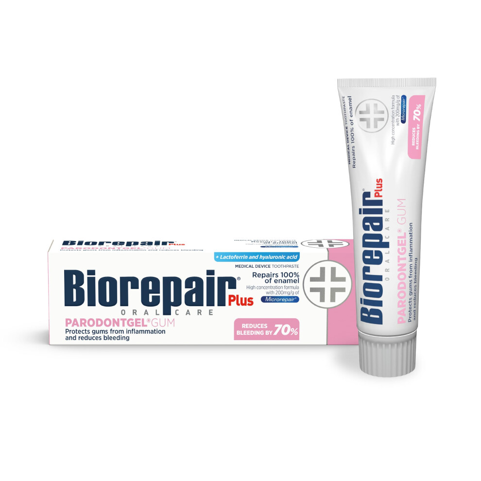 Biorepair Plus Parodontgel Gum- Fluoride Free Toothpaste, Prevents Gums Inflamma