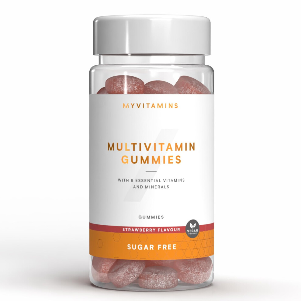 Myprotein Sugar‑Free Multivitamin Gummies – Strawberry Flavour – Immune & Energy