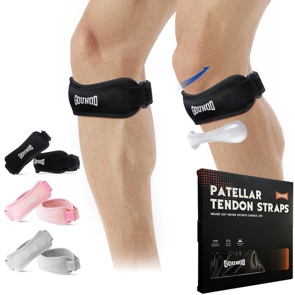 Photos - Braces / Splint / Support GOUNOD Patellar Tendon Support Strap 2 Pack,Knee Strap for Knee Pain Relief,Pate