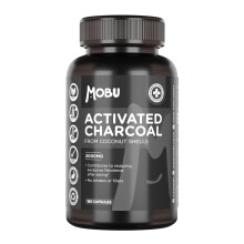 Activated Charcoal Capsules 2000mg – 180 Capsules | Helps Reduce Excessive Flatu