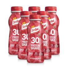 SlimFast • 30g Protein Meal Replacement Shake • Strawberry Flavour • 242 Cals •