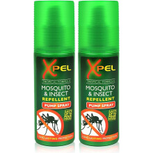 XPEL 2 X 70ml Ultimate Mosquito Insect Bite Repellent Spray | Fast & Effective M