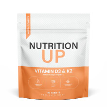 Vitamin D3 & K2 Tablets 4000IU + 100ug MK-7 – 180 High Strength Tablets – Suppor