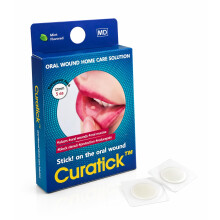 Curatick Mouth Ulcer Patches for Adults & Kids – Canker Sore Patch, Mouth Ulcer