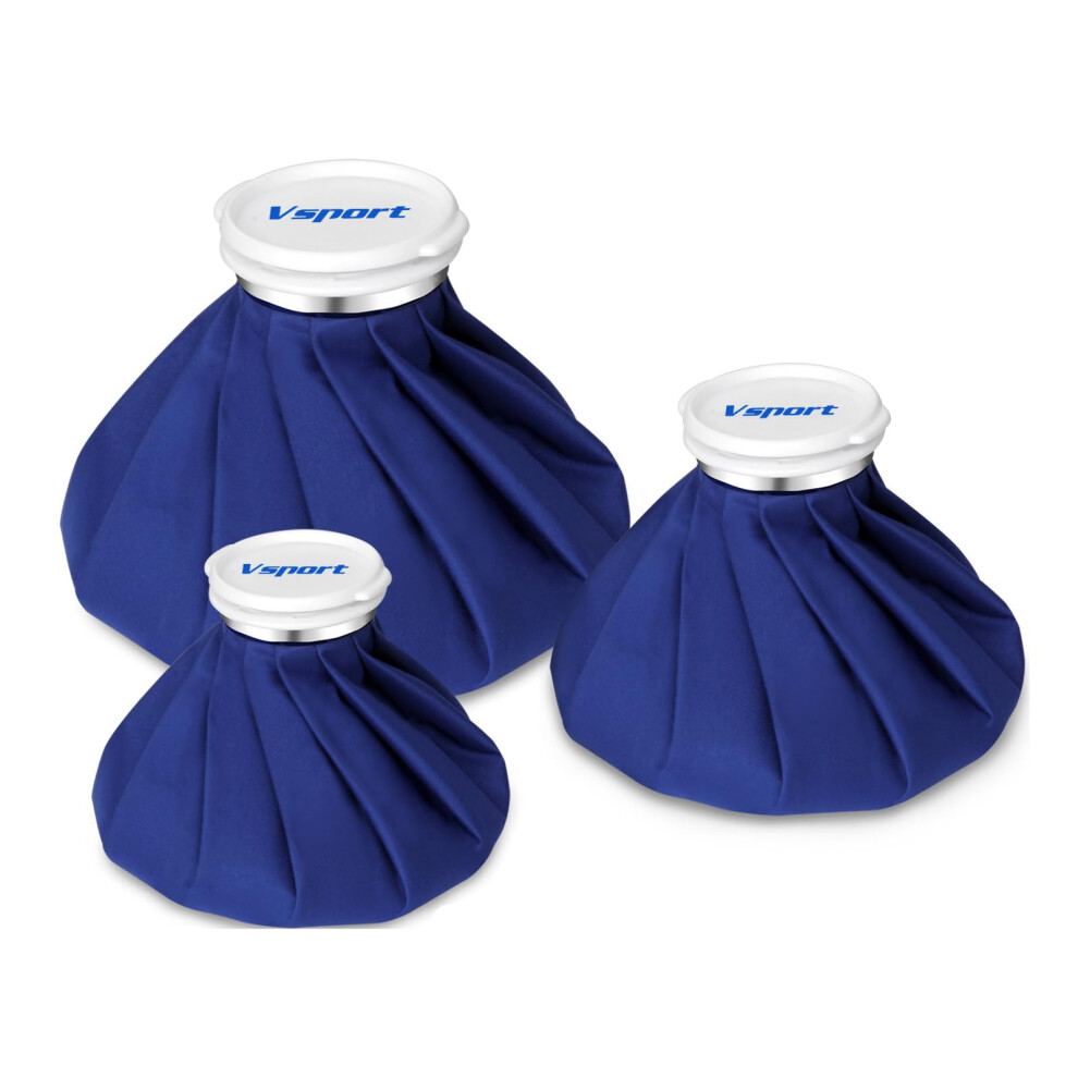 Vsport Ice Bag For Injuries, Reusable Ice Cold Pack, Hot Water Bag, Hot & Cold T