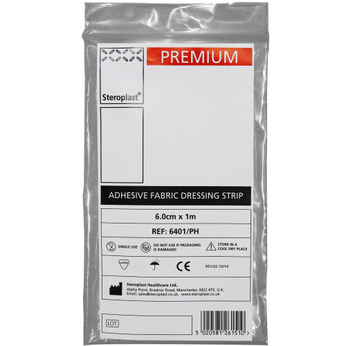 Steroplast Steroplast D295 Fabric Dressing Strip, 6cm x 1m 2