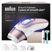 Braun Smart IPL Laser Hair Removal Device for Women - at Home Permanent Hair Red