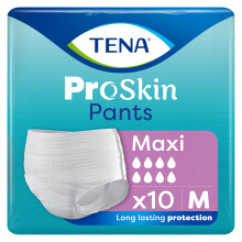Tena ProSkin Pants Maxi, Incontinence Underwear, Medium, 10 Count