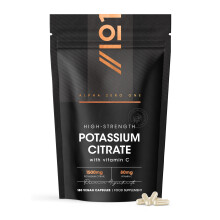 Potassium Citrate 1500mg & Vitamin C 80mg – 180 Veg Capsules – High Strength For