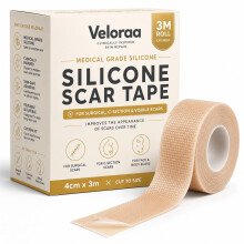 Silicone Scar Tape 4cm x 3M Extended Roll – Medical Grade Silicone Scar Sheets f