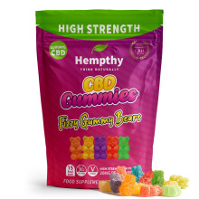 Hempthy High Strength CBD Gummies 1000mg, 20mg x 50 Gummies, HIGH Strength CBD G