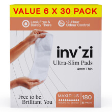 Invizi Maxi Plus Disposable Incontinence Pads – High-Absorbency Protection for W