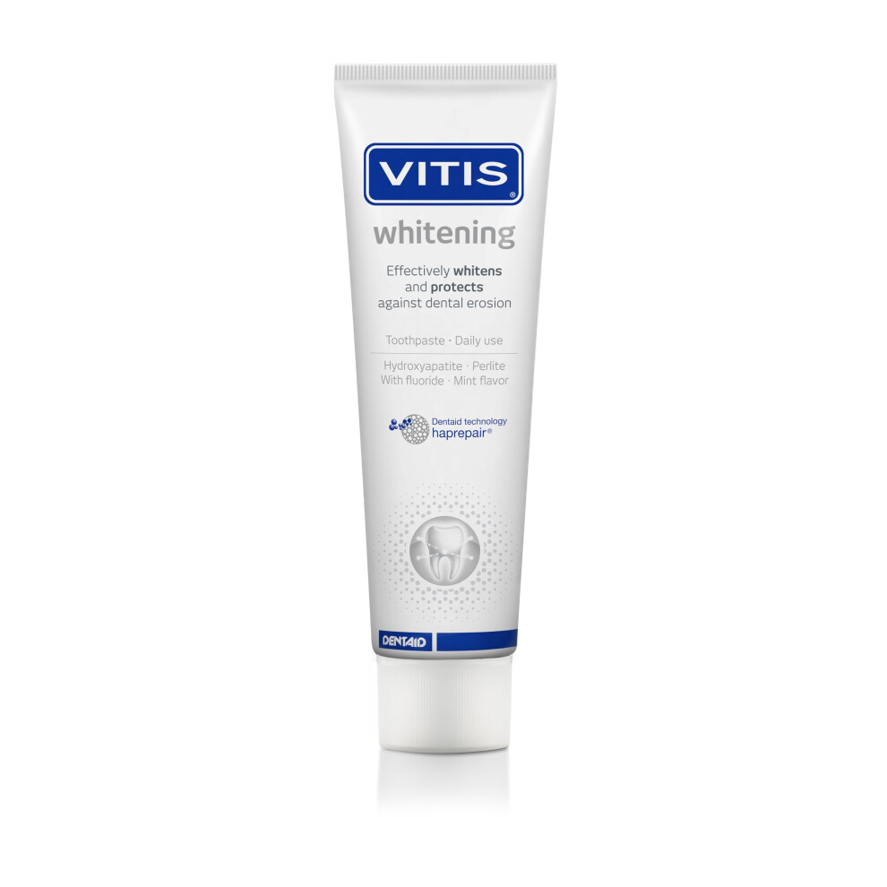 Vitis Whitening Toothpaste 100Ml Â Hydroxyapatite & Fluoride Whitening Toothpast