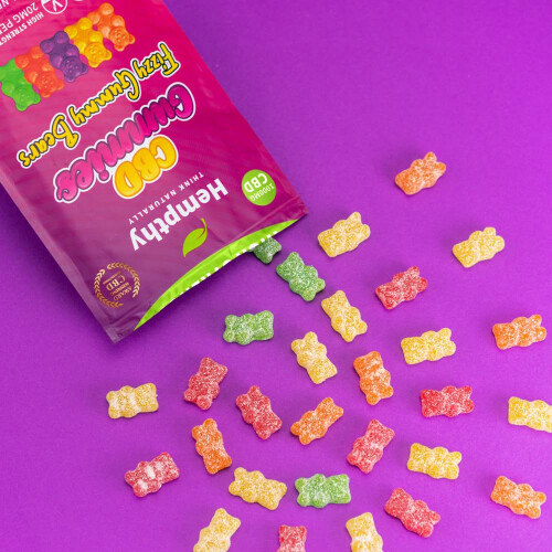 Hempthy High Strength CBD Gummies 1000mg, 20mg x 50 Gummies, HIGH Strength CBD G 2