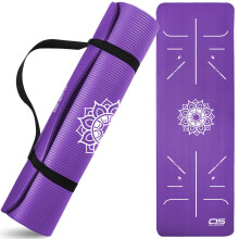 OZE SPORTS Yoga Mat, NBR Foam, Extra Thick, Non-Slip, High Density, Large, for P