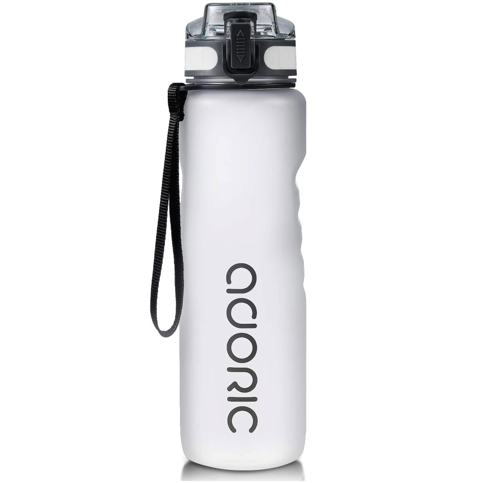 Photos - Climbing Gear ADORIC Sports Water Bottle 1L,BPA Free Tritan Non-Toxic Plastic Sport Water Cup,