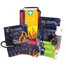 Reliance Medical Burn First Aid Kit - Red Stockholm Bag, Revolutionary Relabel D