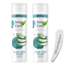 Satin Care Sensitive Aloe Vera Glide Shaving Gel for Women – Moisturising Shave