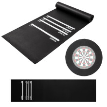 M.J COMFY-LIFE Darts Mat with 4 Throwing Distances 300cm x 62cm