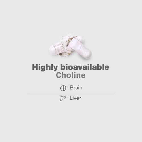 Choline Bitartrate 600mg Supplement | Brain and Memory Function | 60 Vegan Capsu 1