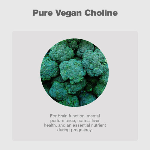 Choline Bitartrate 600mg Supplement | Brain and Memory Function | 60 Vegan Capsu 2