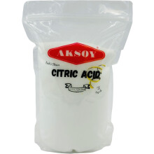 Aksoy Citric Acid Food Grade Powder 2300gr || Non-GMO, Anhydrous, Make Your Own