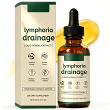 Lymphoria Drainage Drops 60ml - Natural Extract Liquid Supplement for Water Deto