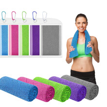 5 Packs Cooling Towels for Neck & Face (40"x12"), Quick-Cooling Microfiber with