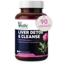 Vedic Advanced Liver Cleanse & Detox | High Strength Liver Support Capsules | 13