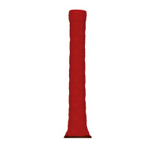 GM | Official HEX Premium Rubber Cricket Bat Grips, 1 Grip, Red, 12 Inches, Full