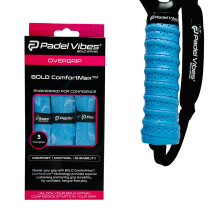 Padel Vibes BOLD ComfortMax Overgrip | Perforated, Ergonomic Overgrips for Pad