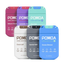 POMOA Alcohol-Free Hand Sanitiser Spray 6 Pack, 30 ml, Botanical Defense