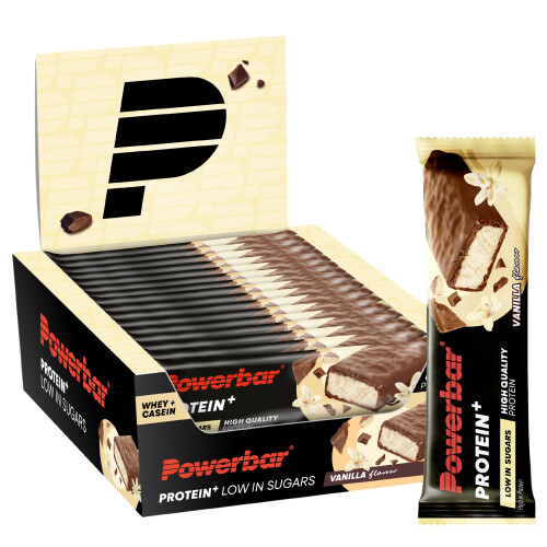 Powerbar - Protein Plus - Low Sugar - Vanilla - 16x35g - High Protein Low Sugar