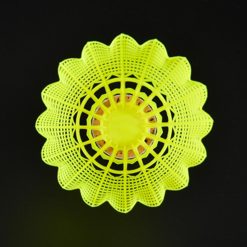 MANJHONG Badminton Nylon Shuttlecocks Cork Base, Great Durability & Stability Sh 1