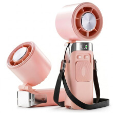 Ventox Rechargeable Handheld Fan, Pink, 3600mAh Battery Up to 12H Cooling Mini P