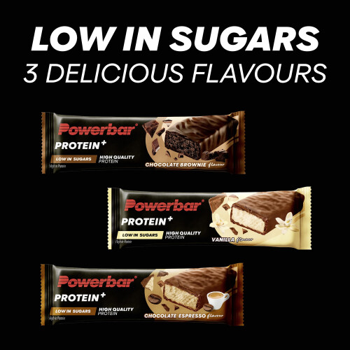 Powerbar - Protein Plus - Low Sugar - Vanilla - 16x35g - High Protein Low Sugar 1