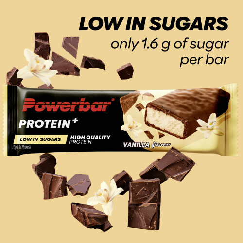 Powerbar - Protein Plus - Low Sugar - Vanilla - 16x35g - High Protein Low Sugar 2