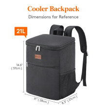Lifewit 21L 30-Can Soft Cooler Backpack Bag with Hard Liner, Large Insulated Pic