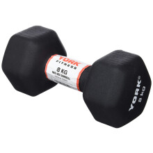 York Neo Hex Dumbbells - Black, 8 kg
